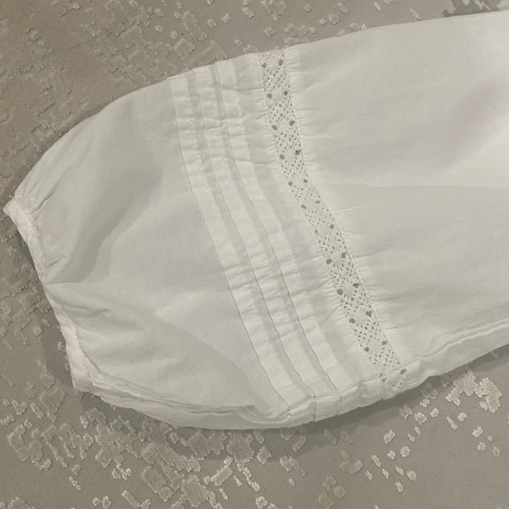 J. Crew White Lace Trim Dress - Picture 4 of 8